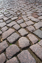 Fototapeta premium Straßenpflaster