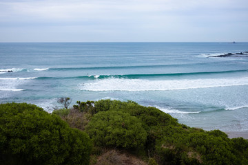 YCW Surf Beach Cliff View Phillip Island Victoria Waves Rocks Clear Water Ocean 