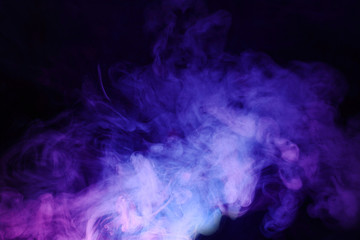 Background of abstract colored smoke. Star nebulae.