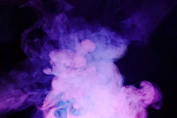 Background of abstract colored smoke. Star nebulae.