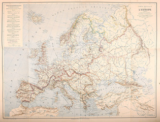 Fototapeta na wymiar Map of Europe 
