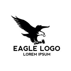 Fototapeta na wymiar eagle law logo