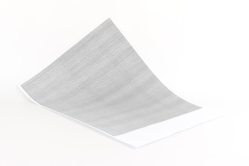 Isolated sheet with many lines