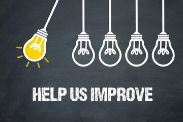 Fototapeta premium Help us improve