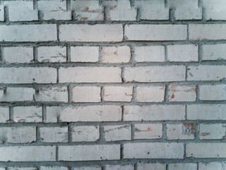 Old damaged brick wall