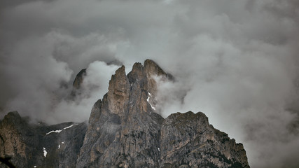 Bergansicht der europäischen Alpen