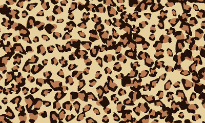 Leopard print design. Animal skin pattern.