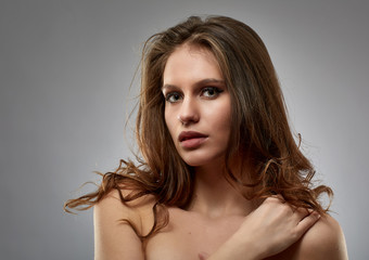 Naklejka premium Glamour model closeup