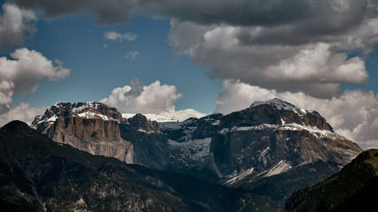 Bergansicht der europ&auml;ischen Alpen