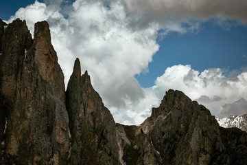 Berg Portrait in den europäischen Alpen.
