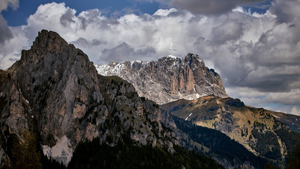 Fototapeta na wymiar Berg Portrait in den europäischen Alpen.
