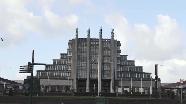 Brussels, Belgium, Graffiti, Mural, Metro, Bus, Statues, and Squares in slow motion