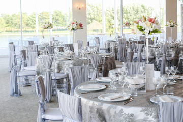 Luxury restaurant settings for special events
