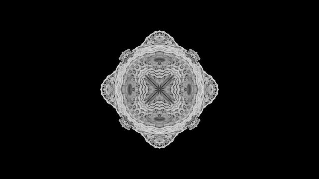 Fractal 2020: A futuristic mandelbulb object twists and turns (with Matte).