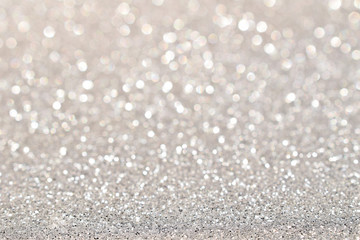 silver glitter abstract background