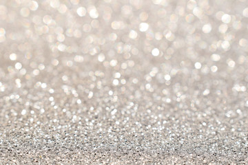 silver glitter abstract background