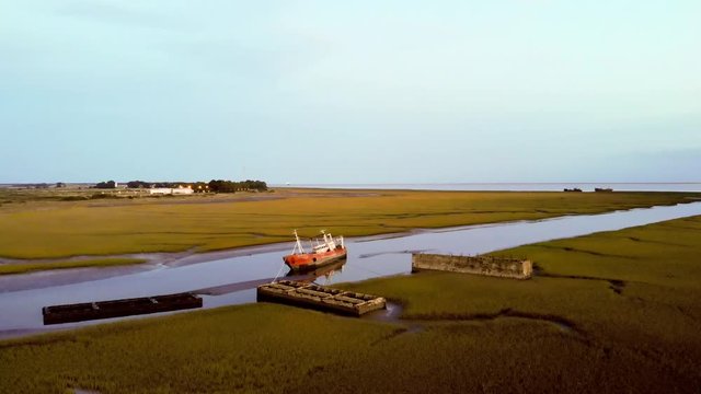 Tomas a&eacute;reas de Punta Alta, Buenos Aires, Argentina