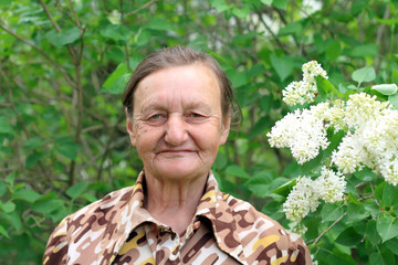 pensioner in the village