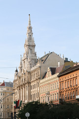 Fototapeta na wymiar Historical monument in Budapest