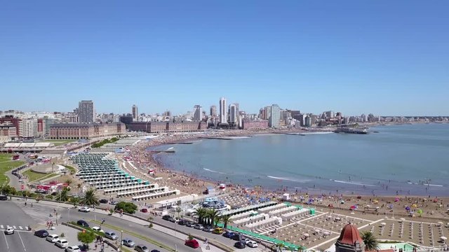 mar del plata city in summer