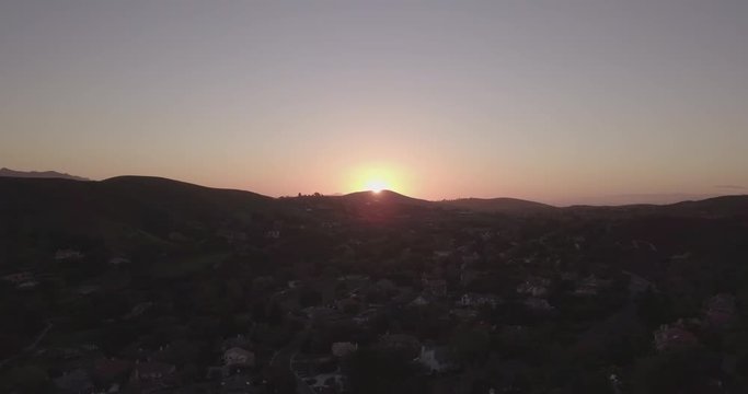 sunset In the hills 2