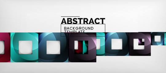 Abstract squares geometric background can be used in cover design, book design, website background