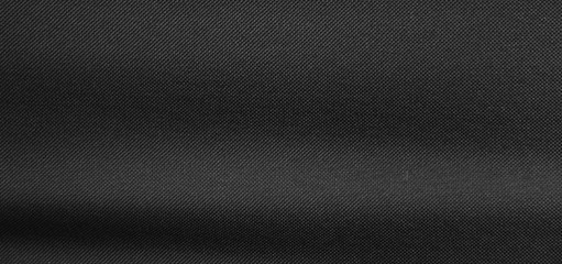 Black synthetic fabric texture background pattern