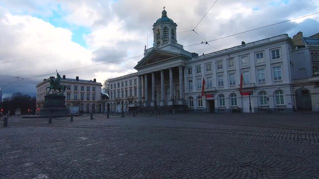 Brussels, Belgium, Graffiti, Mural, Metro, Atomium, Bus, Statues, and Squares in slow motion