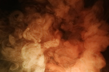 Background of abstract colored smoke. Star nebulae.