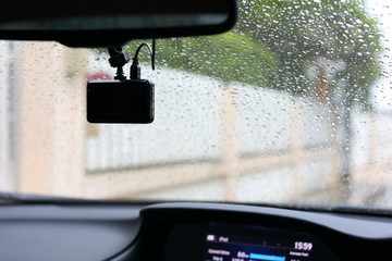 video camera recorder in vehicle car