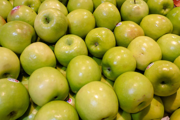 fresh green apples