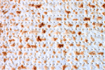 Jewish matza on Passover 