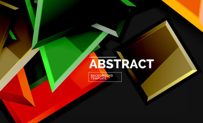 Shiny style geometric background