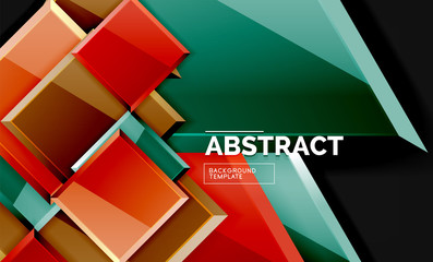 Shiny style geometric background