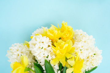 hyacinth and daffodils