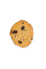 Cookies on white background. Copy space.
