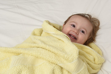 Baby in bath