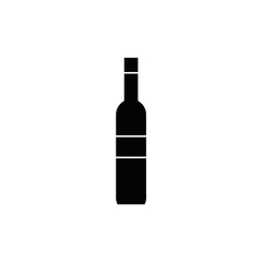 Bottle of wine. vector illustration