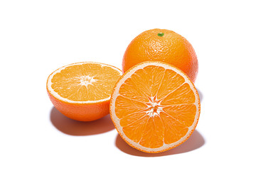 Orange. Isolated on White Background with Shadow.
