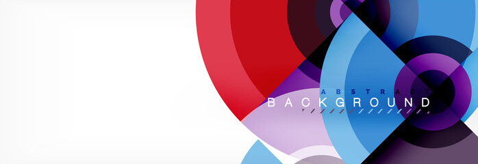 Fototapeta premium Abstract background circle design