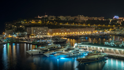 Monaco by night