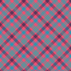 Tartan color seamless vector pattern