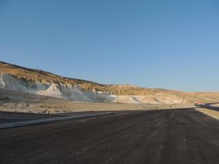 road in desert