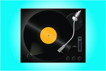 high end listening to music with turntable playing quality sound from vinyl