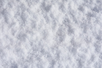 Texture photo of white snow. Snow background image.
