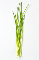 Fresh chives leaves