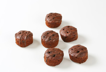 Mini chocolate cakes