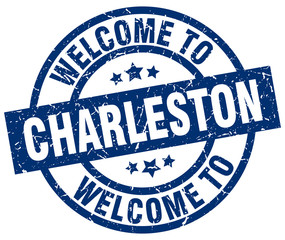 welcome to Charleston blue stamp