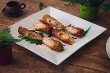 Fotografía de alimentos tipo oriental 