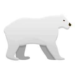 Polar bear icon. Cartoon of polar bear vector icon for web design isolated on white background